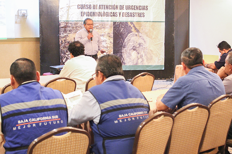 REALIZA SSA DE BCS CURSO SOBRE ATENCIÓN DE URGENCIAS EPIDEMIOLÓGICAS Y
