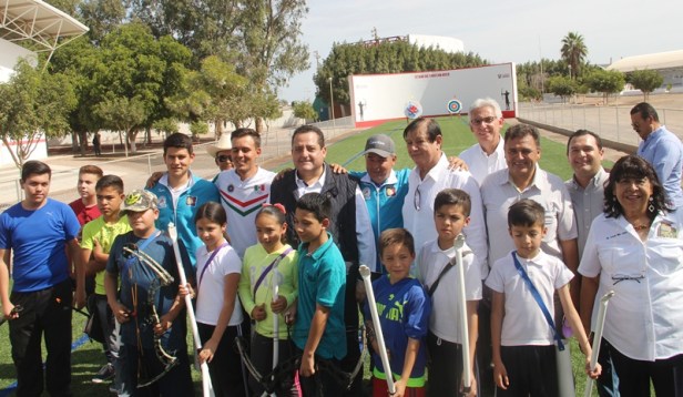 03.- Con inversión de un milón 994 pesos se inaugura campo de tiro con arco en iudad Constitución..JPG
