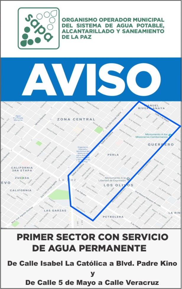 Boletín SAPA No40, agua 24 hrs