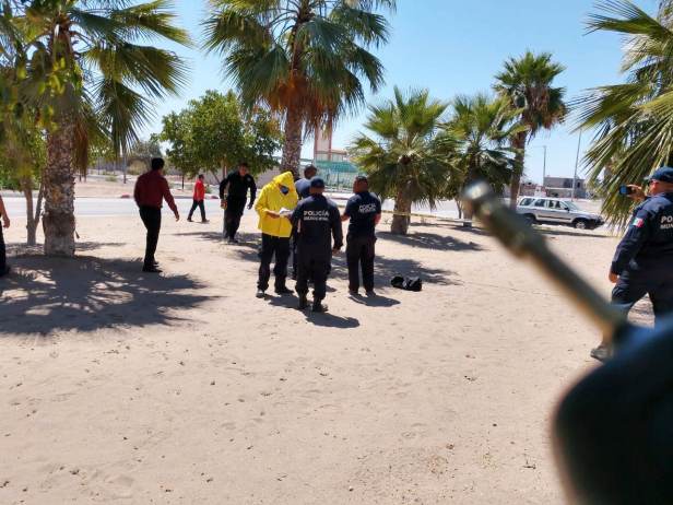 05.- Como parte del curso de capacitación Inicial a policías Municipales, se realiza simulacro de situaciones emergentes..JPG