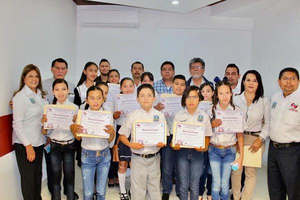 Niños del Cabildo Infantil 2019, realizan recorrido por las instalacionesde OOSAPAS