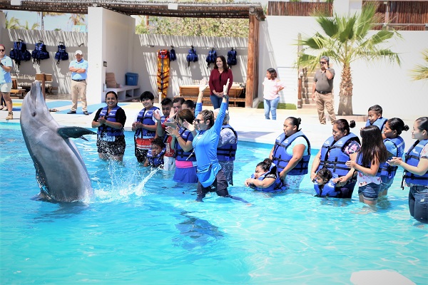 05 DIF y Cabo Dolphins benefician a niños con discapacidad a través de delfinoterapias