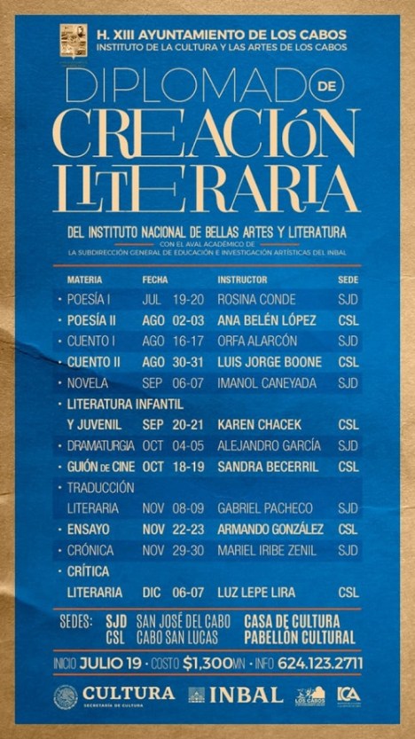 05 Los Cabos dentro de los siete elegidos del Instituto Nacional de Bellas Artes y Literatura .jpeg