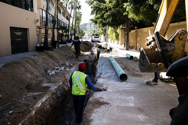 04 Sustituye Oomsapas de CSL tubería que tenía 40 años de ser instalada_ la obra de reparación permitirá erradicar derrames de aguas en El Médano 3