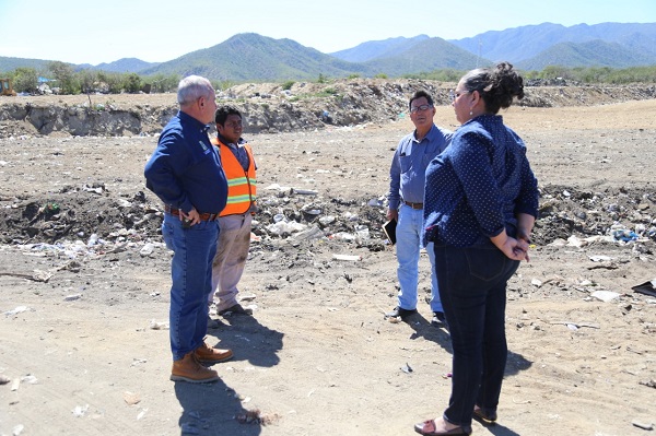 Nota 02 Servicios Públicos realiza mantenimiento constante del Tiradero de Basura en la comunidad de Buena Vista