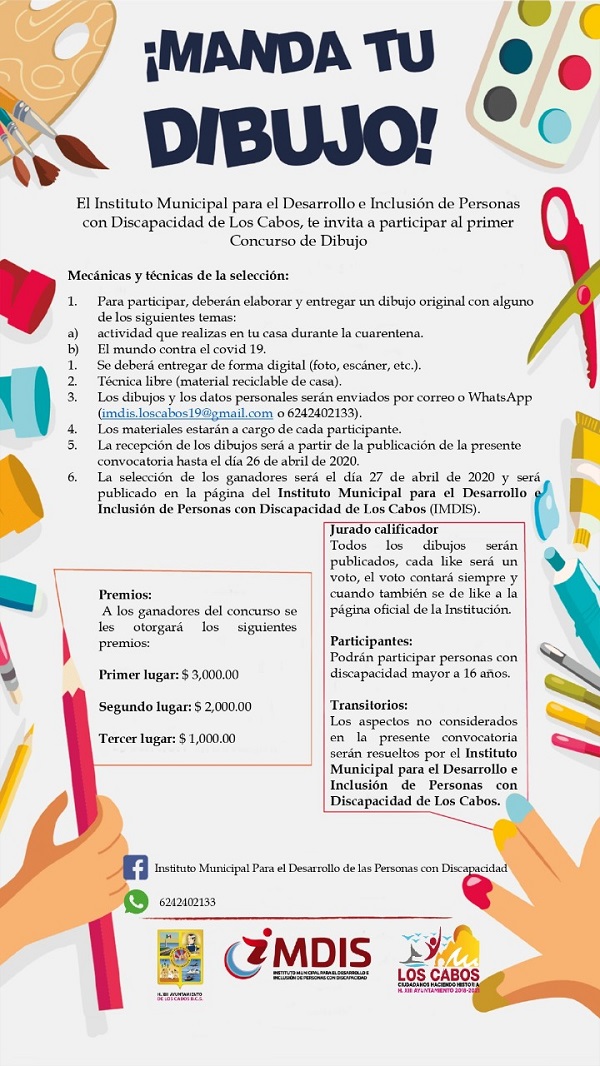 03 Gobierno Municipal continúa fomentando el desarrollo de la creatividad de las personas con discapacidad durante la cuarentena (1)