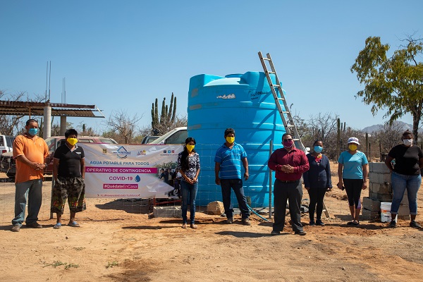 03 Hacen equipo OOMSAPAS Los Cabos y usuarios de la colonia Colinas Vista Mar para contar con un tanque comunitario 3