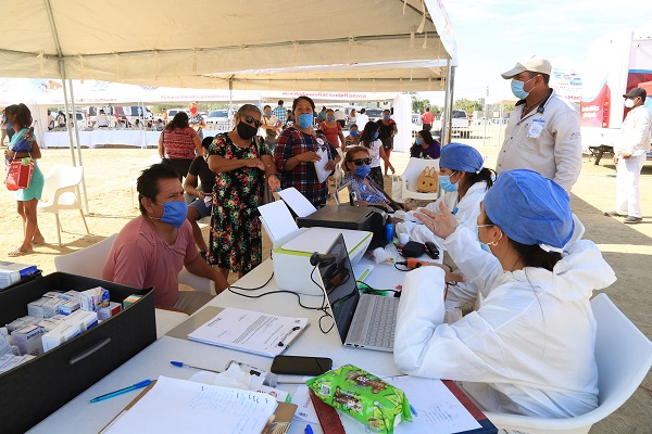 01 Con medidas sanitarias realizan Jornadas Sociales de Asistencia Ciudadana COVID-191