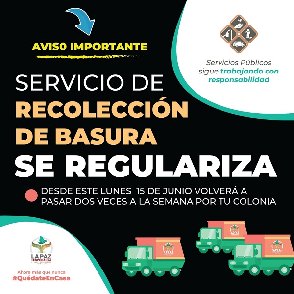 REGULARIZACIÓN SERVICIO BASURA