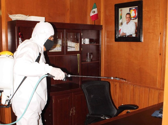 Sanitización H. Ayuntamiento de Mulegé 3