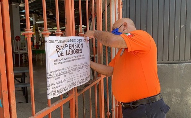 02 Protección Civil Los Cabos asegura que se cumplan los Protocolos de Salud en establecimientos 3