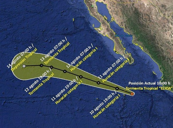 02 Tormenta Tropical Elida no representa riesgo para Los Cabos 1