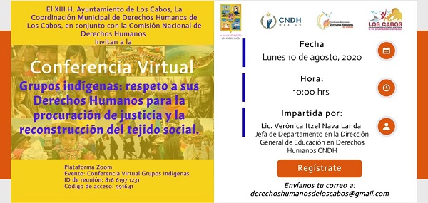 04 Promueve Derechos Humanos cursos virtuales en Los Cabos 1