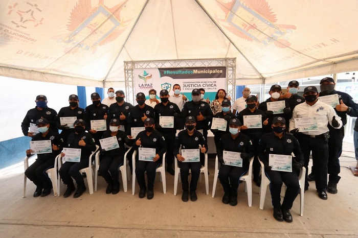 CERTIFICAN POLICÍAS MUNICIPALES EN EL SISTEMA DE JUSTICIA CÍVICA 2