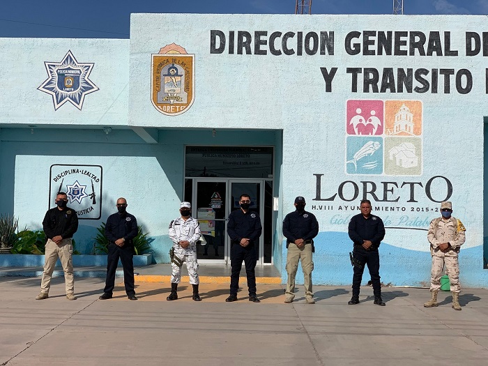 FOTO 1 LOGRAN DISMINUCIÓN DEL INDICIE DELICTIVO EN LORETO EN LO QUE VA DEL MES DE NOVIEMBRE.