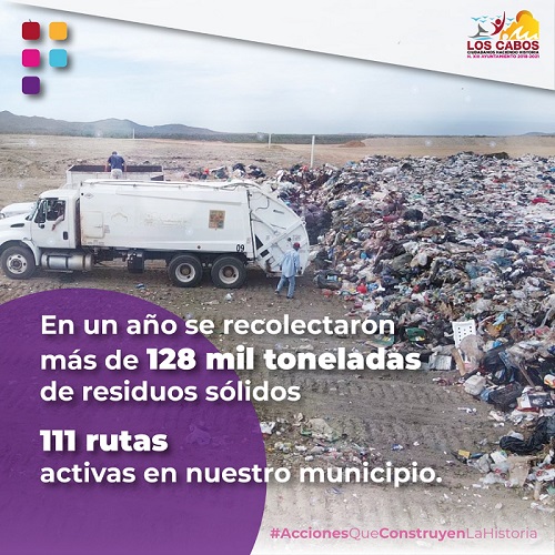 01 En un año se han retirado más de 128 mil toneladas de basura doméstica_ Acciones que Construyen la Historia de Los Cabos